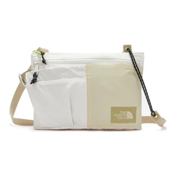 THE NORTH FACE Fabric Shoulder Bag Women's White Khaki