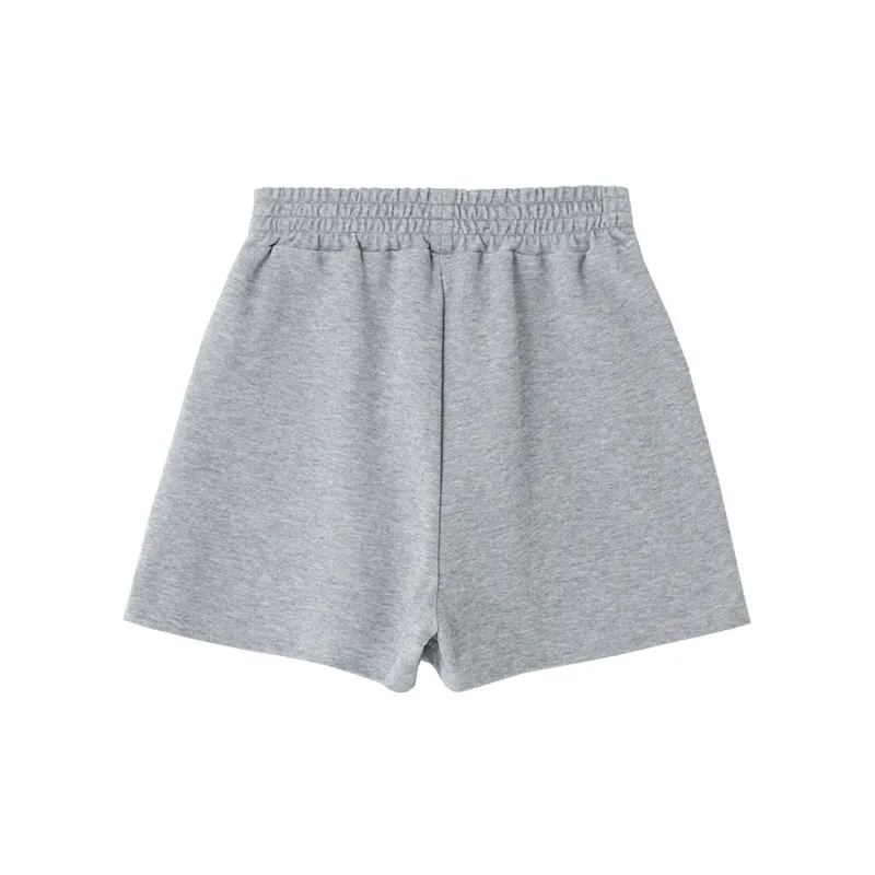 SOON FLOWER Casual Shorts Women's Gray-1