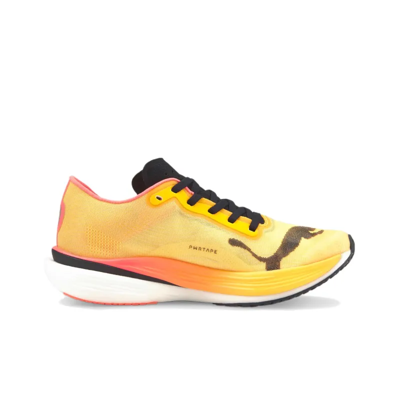 PUMA Deviate Nitro Elite 2 Fireglow Low-Top Running Shoes Women's Yellow Red Black-1