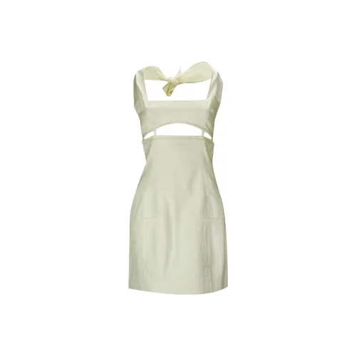 Jacquemus Sleeveless Dresses Women's Off White