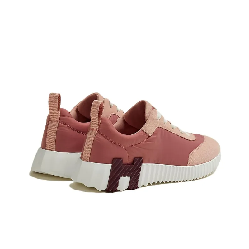 HERMES Bouncing Cushioning Anti Slip Wear Resistant Breathability Low Top Casual Shoes Women's Pink-3
