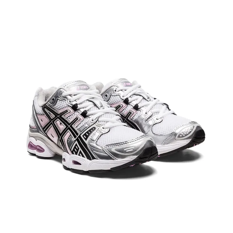 Asics Gel Nimbus 9 White Black Light Pink Women's-2