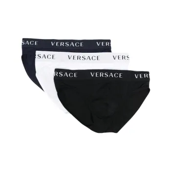 VERSACE SS22 Underpants Men's White/Black/Blue