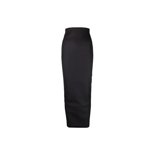 RICK OWENS Casual Long Skirts Women's Black