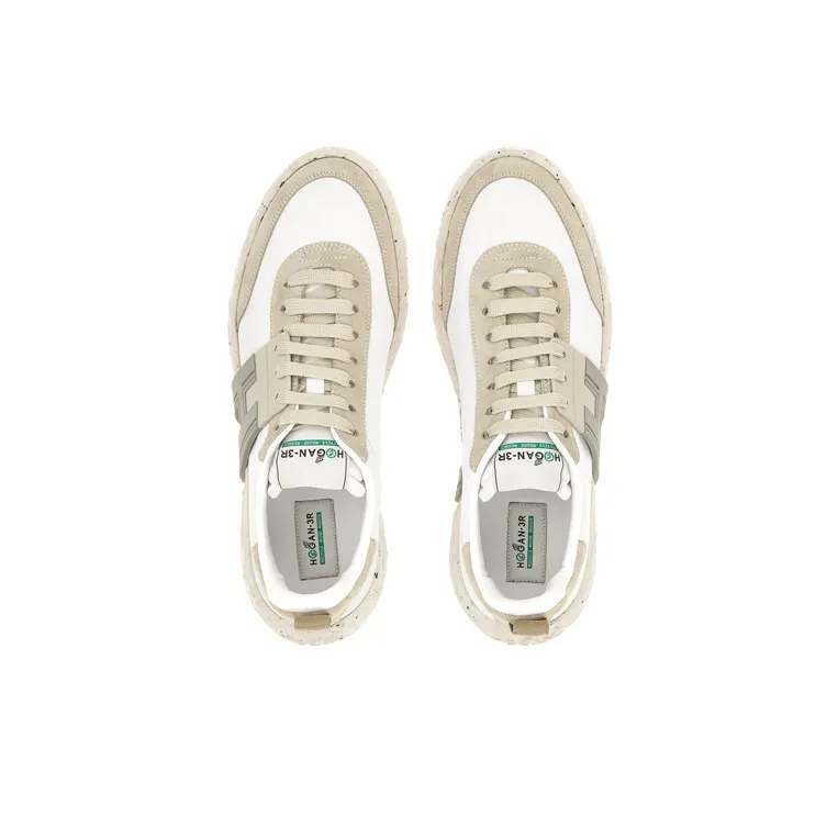 HOGAN 3R Low Top Casual Shoes Men's Ecru-2