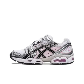Asics Gel Nimbus 9 White Black Light Pink Women's