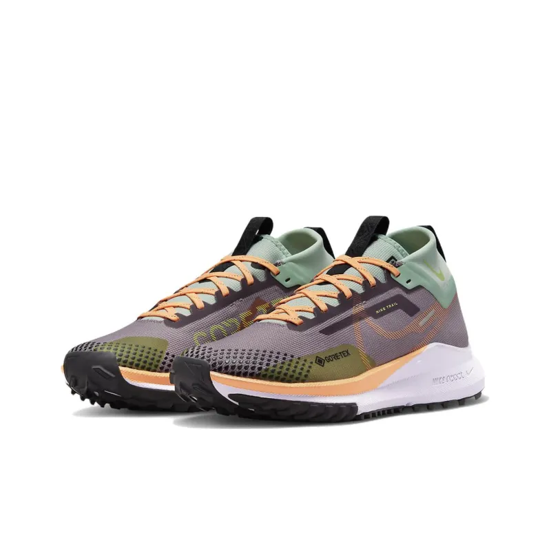 Nike React Pegasus Trail 4 Gore Tex Purple Smoke Peach Cream Women's-2