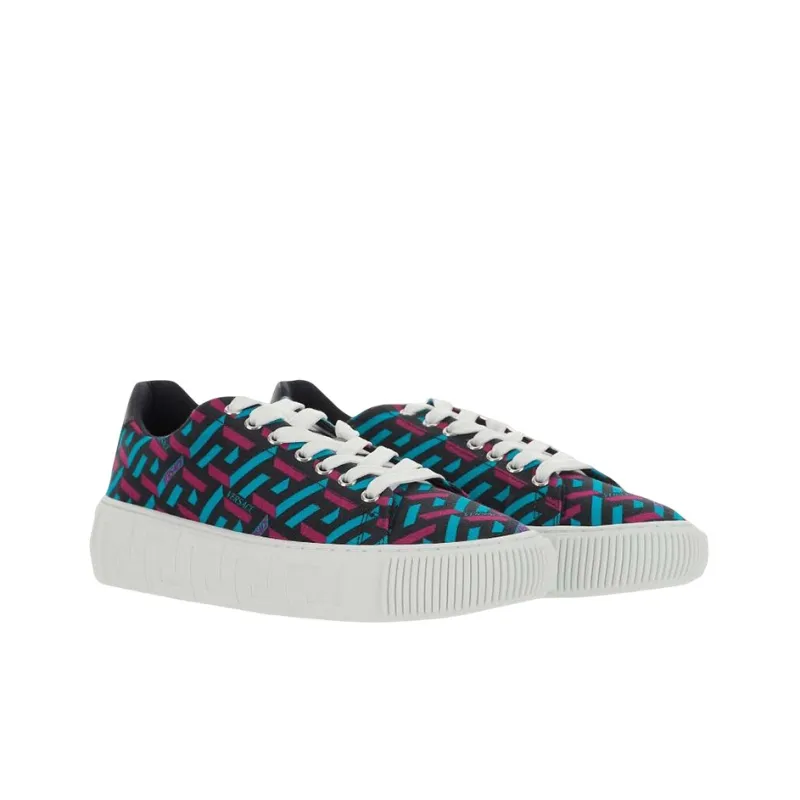 FANSIZHE Low Top Skateboard Shoes Men's Black Red Blue-1