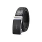 Black Strap Silver Buckle