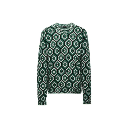 PRADA Cashmere Sweaters Men Grass Green