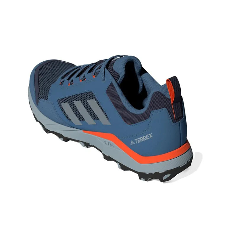 Adidas Terrex Tracerocker 2.0 Trail Running Anti-Slip And Wear-Resistant Breathable Low-Top Trekking Shoes Men's Blue-3