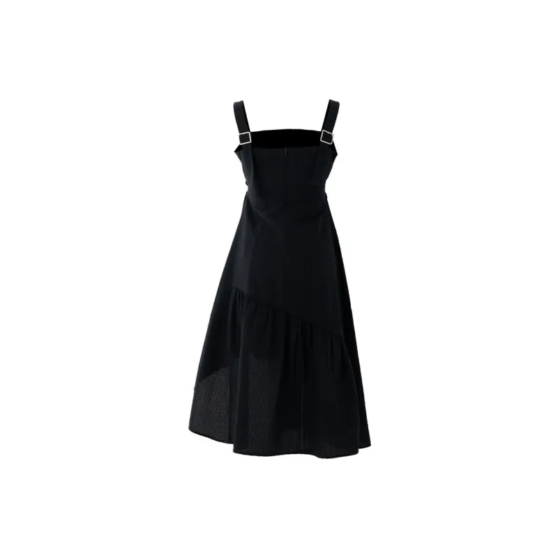 SOON FLOWER Slip Dresses Women's Black-1