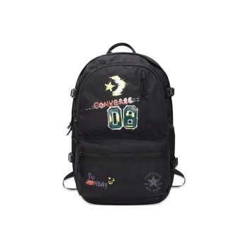 Converse Straight Edge Polyester Backpack Regular Unisex Black
