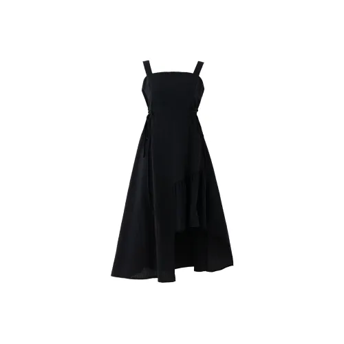 SOON FLOWER Slip Dresses Women's Black