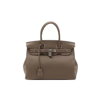 HERMES Birkin Togo Calfskin Birkin Bag Handbags 18 Women's Elephant Gray
