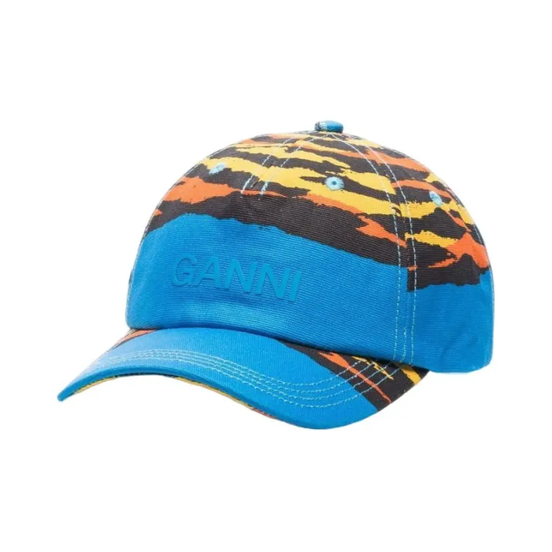 GANNI Baseball Caps Women's Blue-1