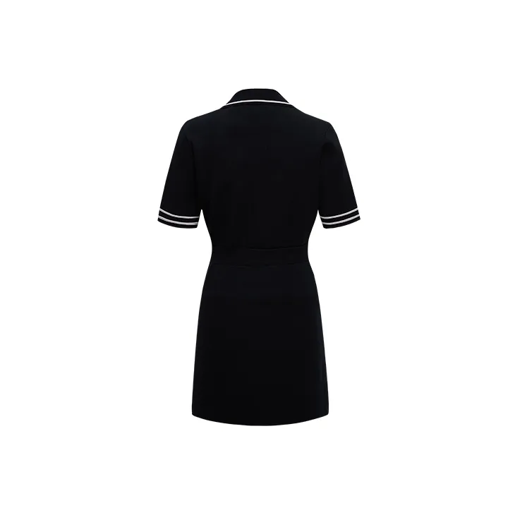 D'zzit Short-Sleeved Dresses Women's Black-1