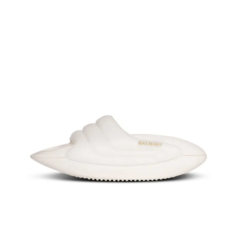 BALMAIN B IT Odor Resistant Slide Slippers Women's White-0