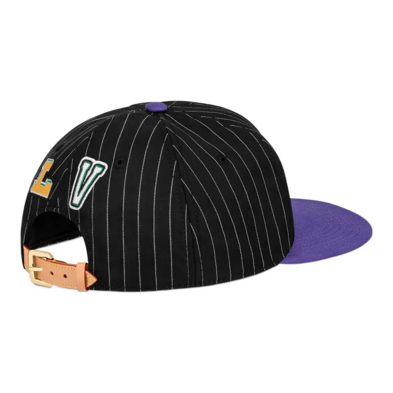 LOUIS VUITTON Black/Purple Baseball Caps Unisex-1