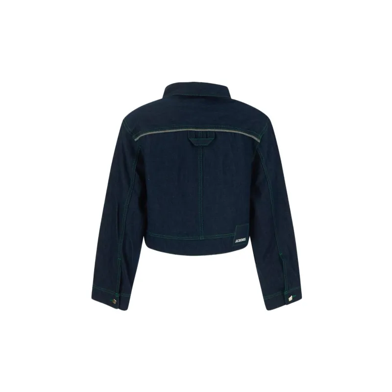 Jacquemus Denim Jackets Women's Blue-1