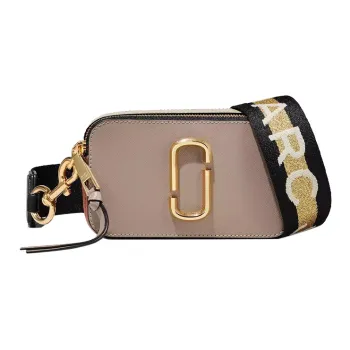 MARC JACOBS Cross Grain Leather Camera Bag, Crossbody Bag, Shoulder Bag Women's
