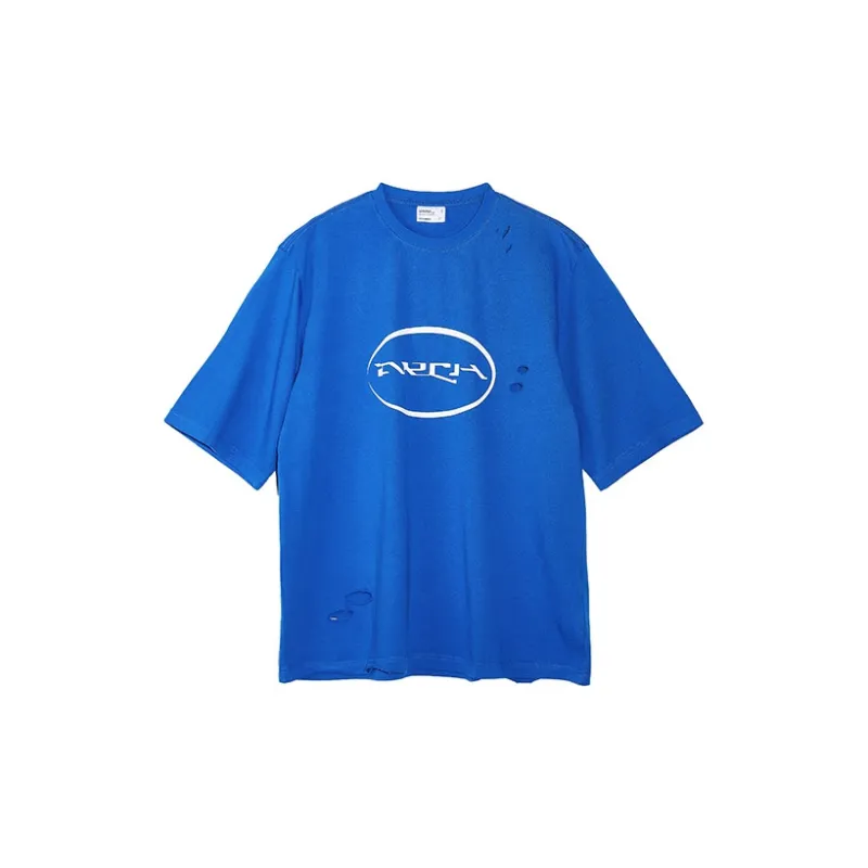 ROARINGWILD ARCH T Shirt Unisex Blue-0