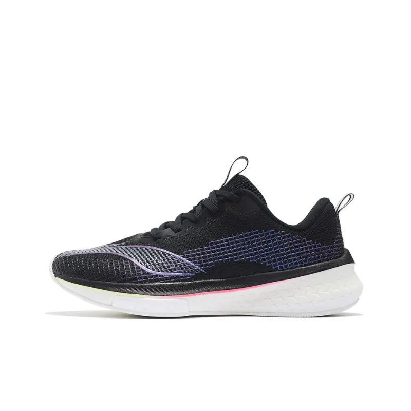 LiNing Red Hare 5 Pro Anti Slip Wear Resistant Low Top Running Shoes Women's Black-0