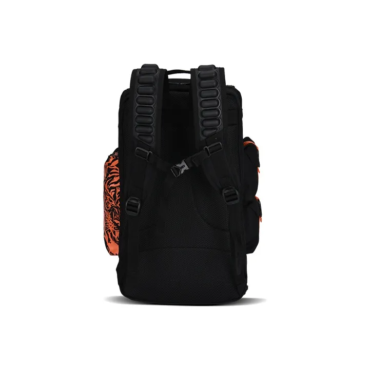 LiNing Fabric Badminton Backpack Regular Unisex Black Red-3