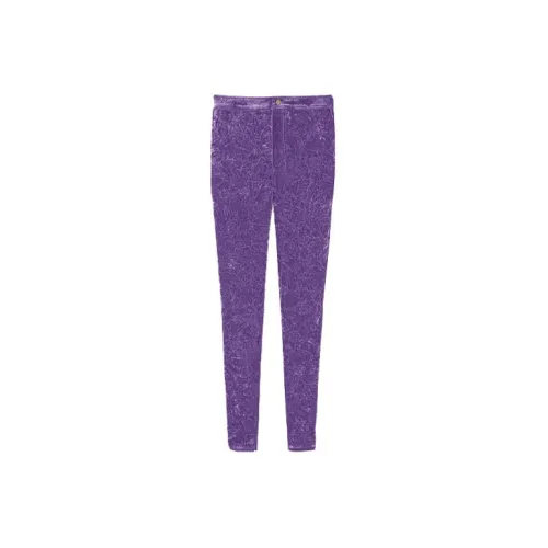 SAINT LAURENT Leggings Women's Purple