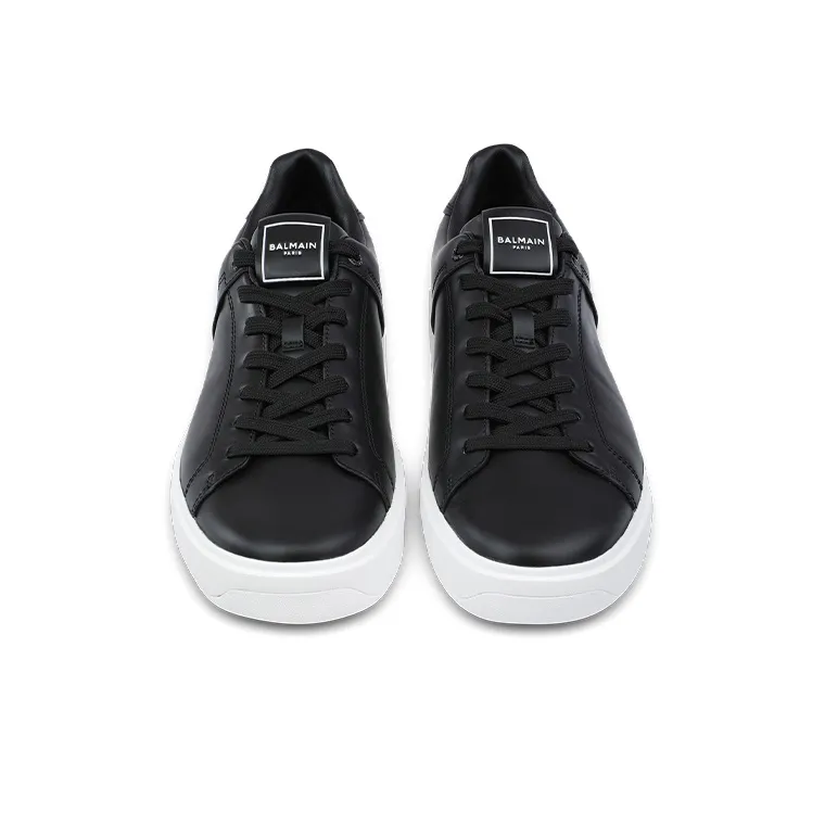 BALMAIN Skateboard Shoes Women's Low Top Black-3