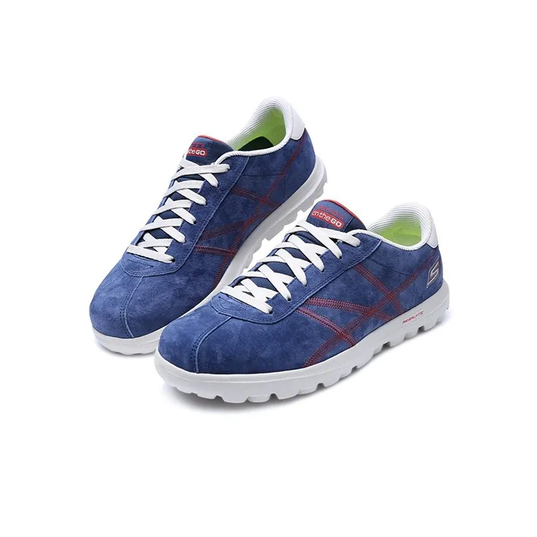 Skechers On The Go Casual Shoes Men Low-Top Navy/Red-2