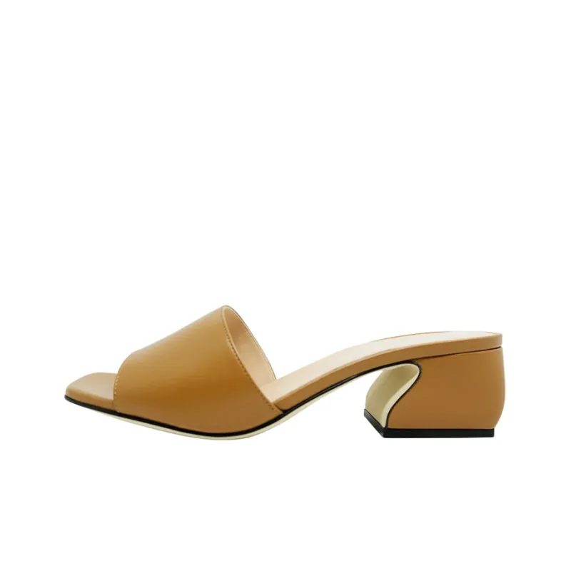 SERGIO ROSSI Odor Resistant Slide Slippers Women's Yellow-0