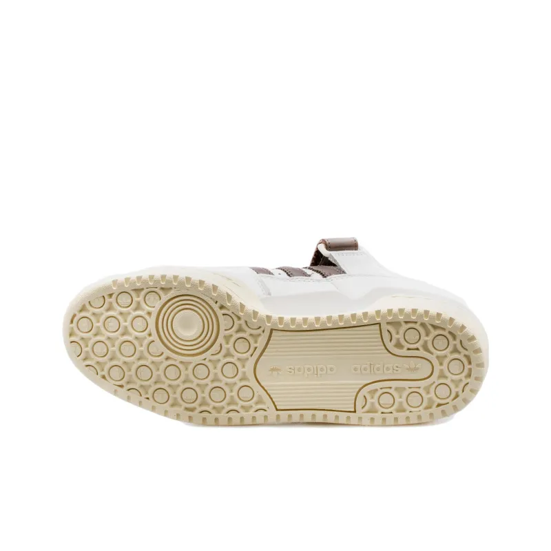 Adidas Originals FORUM Skateboard Shoes Unisex Low Top White/Brown-4