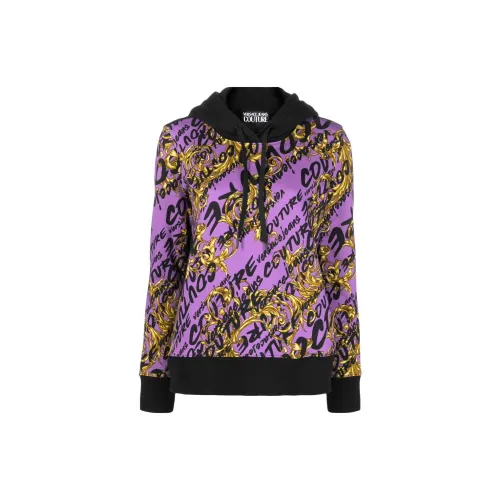 VERSACE JEANS COUTURE Sweatshirts Women's Purple