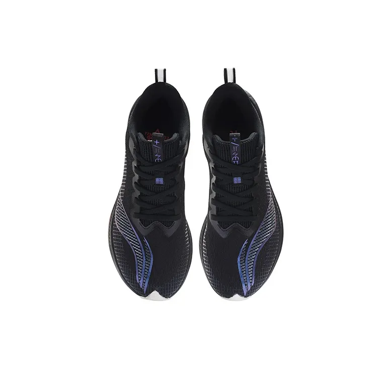 LiNing Red Hare 5 Pro Anti Slip Wear Resistant Low Top Running Shoes Women's Black-3