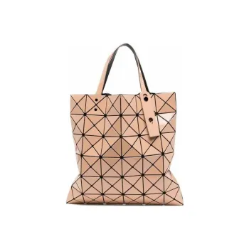 ISSEY MIYAKE Polyester Tote Bag Shopping Bag Handbag Shoulder Bags Women's Orange