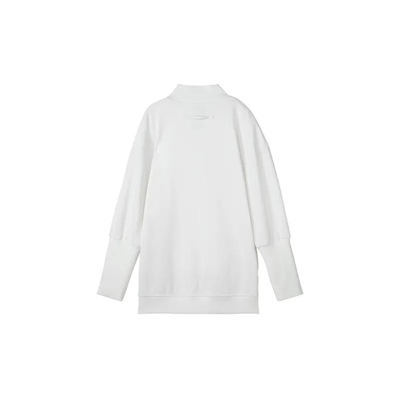 NORVINCY Mori Style Solid Color Tail Sweatshirt Unisex-3