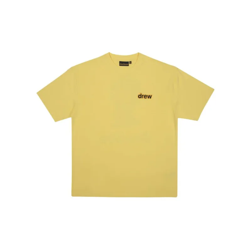 Drew House Dinosaur Series T Shirts Men Light Yellow-1