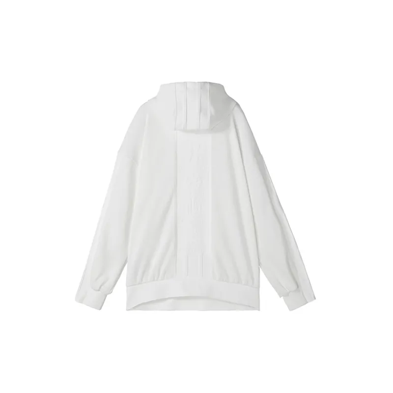 NORVINCY Hip Hop Loose Fit Solid Color Sweatshirt For Outerwear Unisex-4