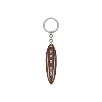 SAINT LAURENT Keychains Men Black Brown