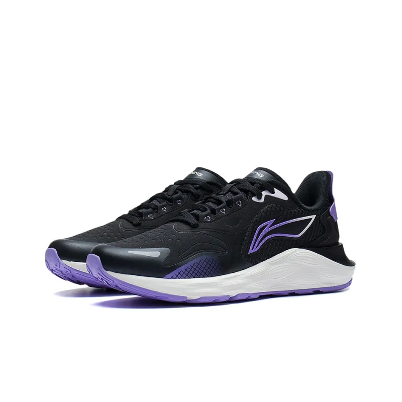 LiNing Yufeng Cushioning Rebound Low Top Running Shoes Women's Black-2