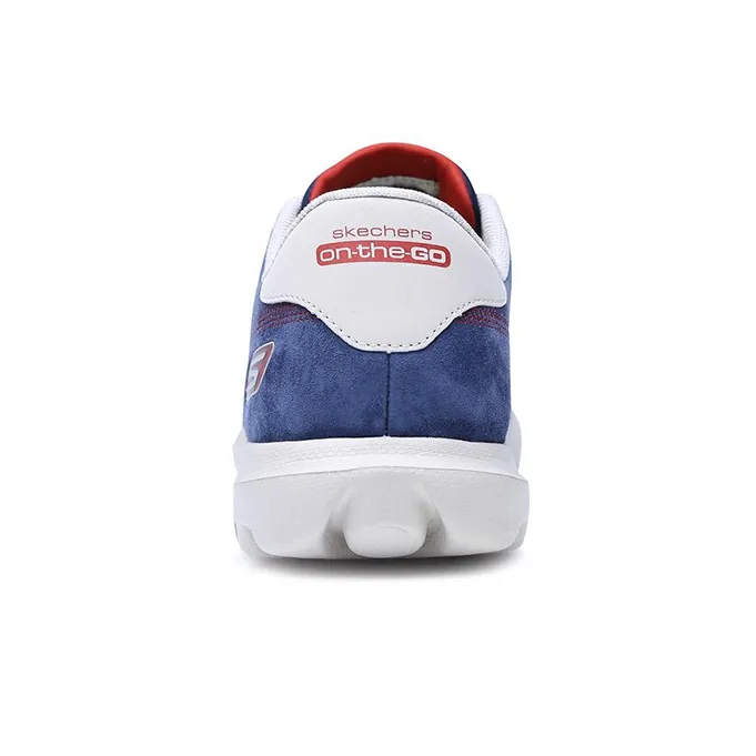 Skechers On The Go Casual Shoes Men Low-Top Navy/Red-3