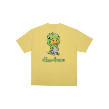 Drew House Dinosaur Series T Shirts Men Light Yellow