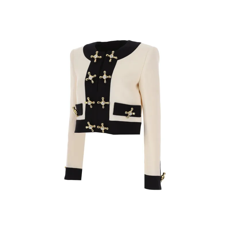 MOSCHINO Jackets Women's Ivory White-2