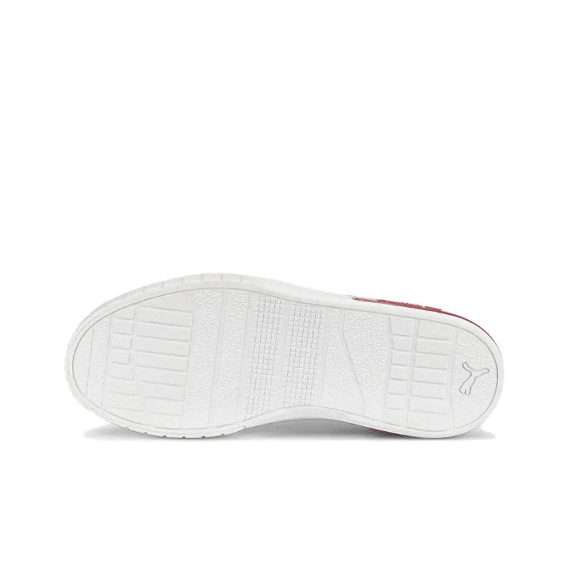 PUMA Cali Star Pierced Low-Top Skateboard Shoes Women's White Pink-5