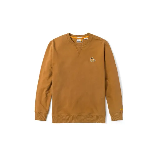 Timberland Men's Logo Crew Neck Sweatshirt Rubber