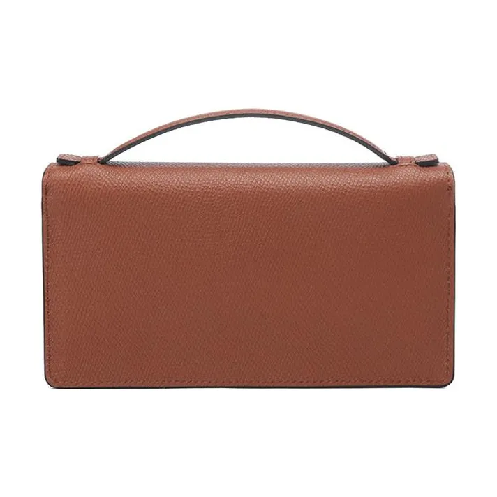 Valentino Leather One Shoulder Handbag Regular Women's Brown-3