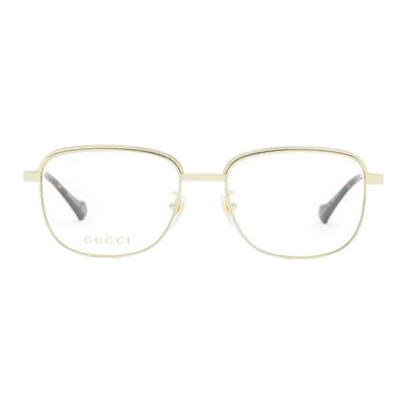 GUCCI Eyeglass Frames Unisex Gold-1