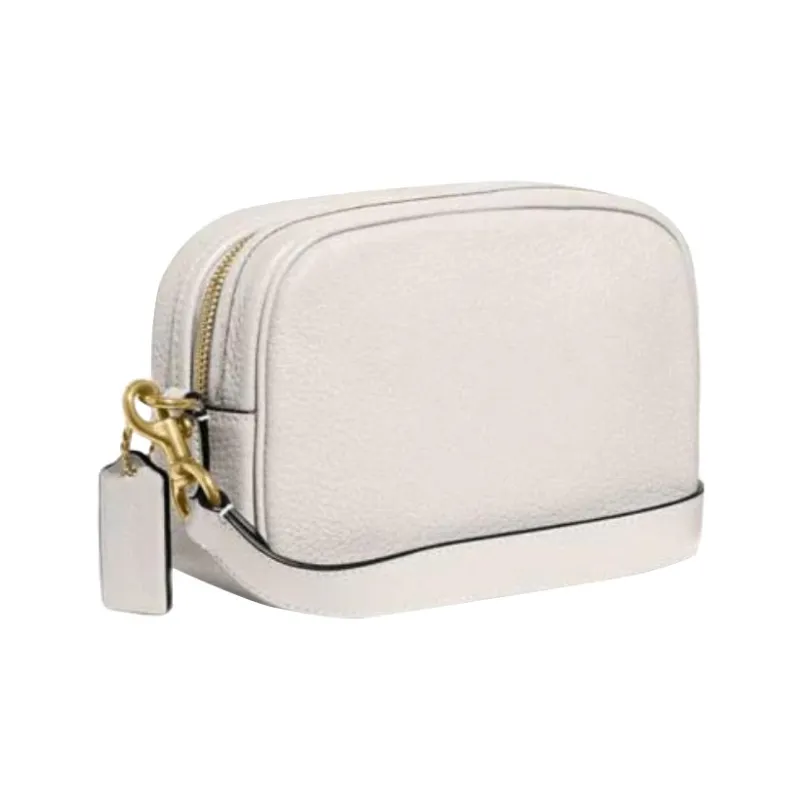 COACH Jamie Extremely Soft Textured Leather Camera Bag Shoulder Bag Crossbody Bag Small Size Women's Chalk White-1