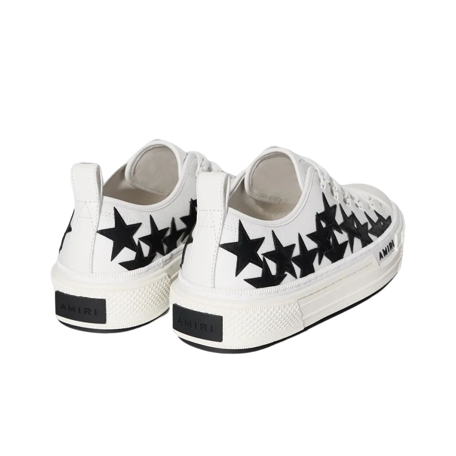 AMIRI アミリ STARS COURT LOW スニーカー ロゴ ローカット WOMEN- WOMEN'S STARS COURT LOW - WHITE/BLACK – AMIRI